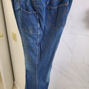 Size 22/24 3X Just my size denim pants with elastic waist. 10$ obo